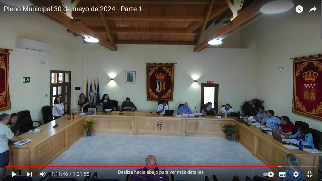 Imagen del peno municipal del de mayo de 2024